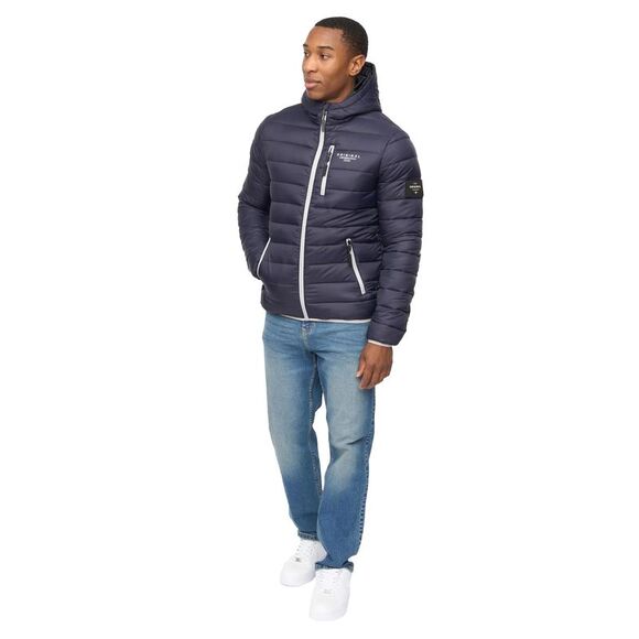 Crosshatch Mens Phelpmans Puffer Jacket / Navy